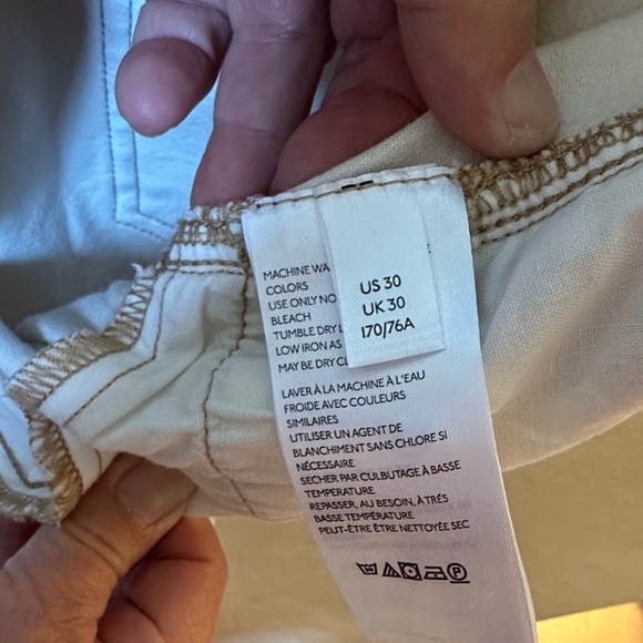 We The Free Off-White Ankle Jeans - Picture 3 of 6